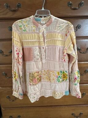 ivy jane Patchwork Pink Floral top